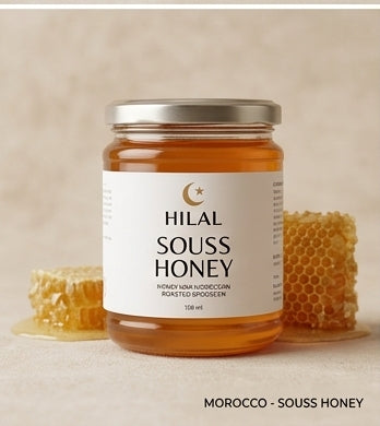 HILAL Rare Wild Mountain Honey | 100% Pure Artisanal Moroccan Honey